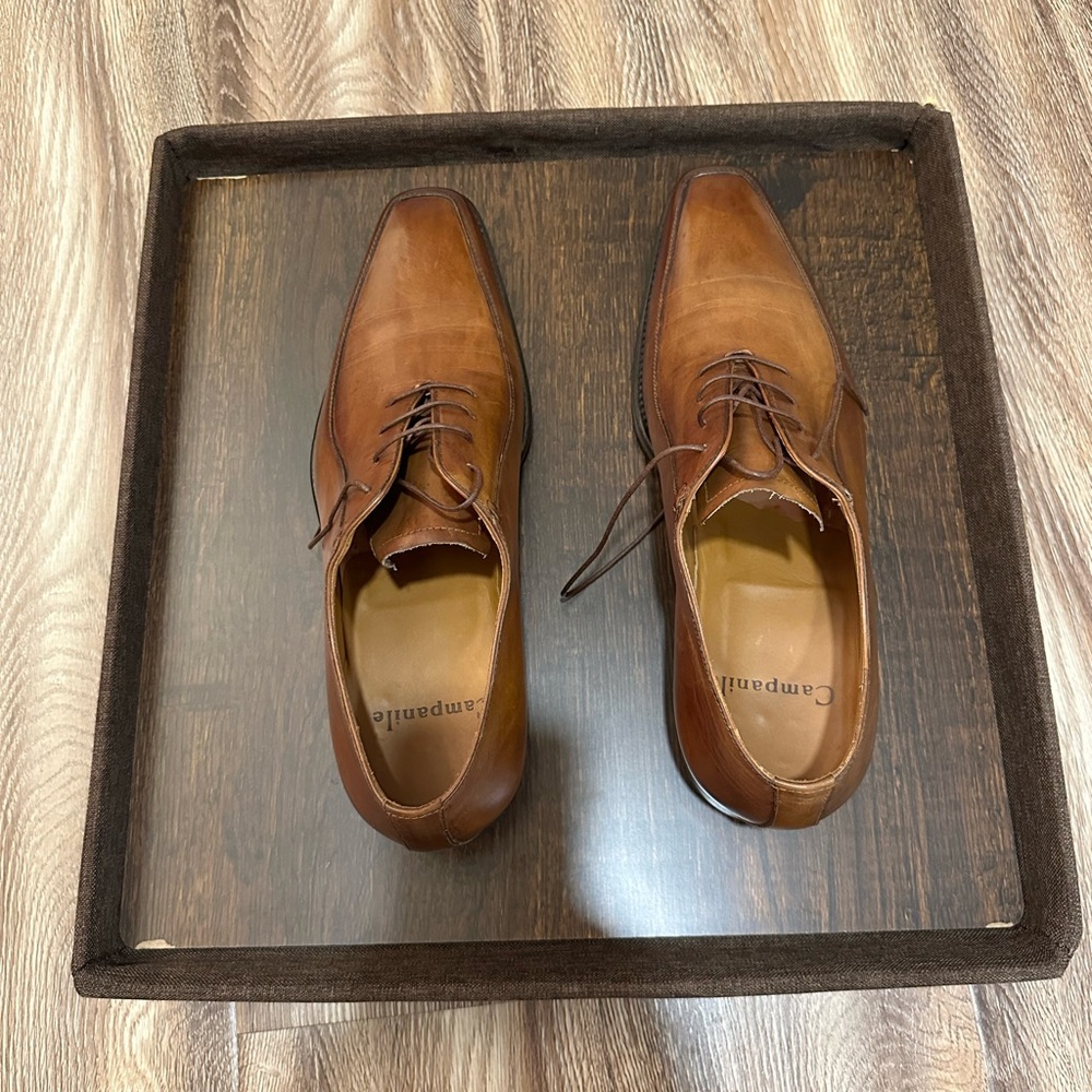 Campanile’s Oxford shoes (9, worn once)